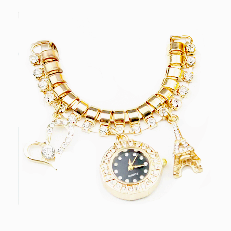 Korean fashion trend of original creative personality watch premium women's table watches wholesale diamond jewelry bracelet watch