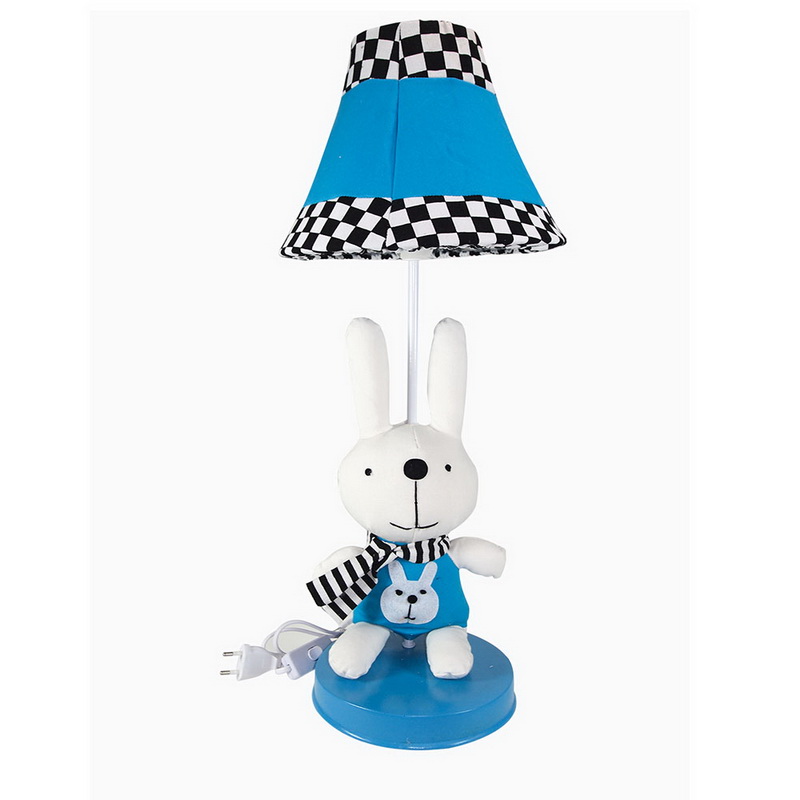 โคมไฟตั้งโต๊ะ  รูป กระต่ายน้อยสีฟ้า